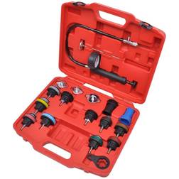 vidaXL Radiator tryktest kit, 18 dele