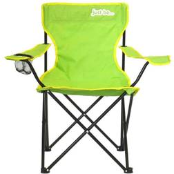 Just be Camping Chair Light Green With Yellow Trim