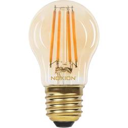 Noxion Lucent Lustre LED E27 Kugle filament Rav 4.1W 350lm 822 ekstra varm hvid dæmpbar erstatter 32W