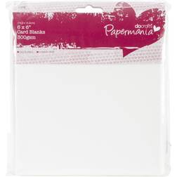 Papermania Square Cards W/Envelopes 6"X6" 10/Pkg-White