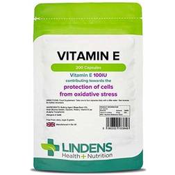 Lindens Health + Nutrition Vitamin E 100IU 200