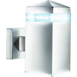 Searchlight India Satin Silver Wall light