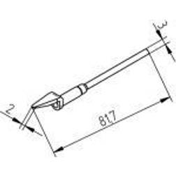 Ersa avböjningsspets Spetsstorlek 2 mm Innehåll 1 st