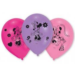 Amscan Minnie Mouse Balloner Lilla/Pink