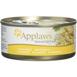 Applaws Cat Food Tin Chicken Breast, 156g, Pack of 24