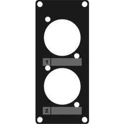 Caymon CASY105/B D-Size Hole Module