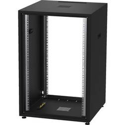 Monacor Metalrack gulv 18U RACK-18S/SW