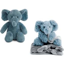 NatureZoo Elefant Schmusetuch cm Dusty Navy One Size