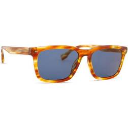 HUGO BOSS Havana-acetate sunglasses with silver-tone accents