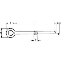 Lemvigh-Müller 8,0X100 FZB split DIN 94 100stk