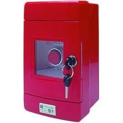 Spamel Projection button 3Z red in housing OBC nickel plated (SP22-WC-30/OBC/A)