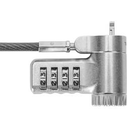 Targus ASP96RGL Cable Antirrobo Plata 2 m
