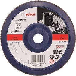 Bosch Lamelslibeskive B:mt Ø180x22mm K80 Flad 2608607344