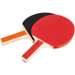 Bordtennis-racket Med 3 Bollar, 2-pack