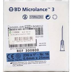 Microlance 3 Kanyler 23Gx1 Medicinsk udstyr 100