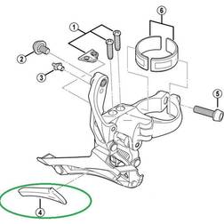 Shimano Inderplade forskifter