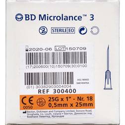 Microlance 3 Kanyler 25G1' Orange Medicinsk udstyr 100