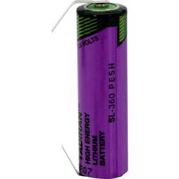 Pile spéciale LR6 (AA) lithium Tadiran Batteries SL360T cosses à souder en U 3.6 V 2400 mAh 1 pc(s)