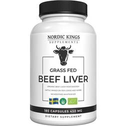 Nordic Kings Supplements Grass Fed Beef Liver 180 st