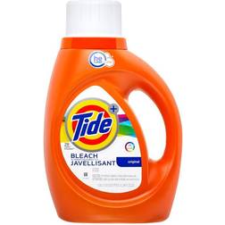 Tide Plus Bleach Alternative Safe on Colors HE Turbo Clean Liquid Laundry Detergent, Original