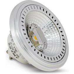 V-TAC AR111 Dæmpbar 12W LED pære 40 grader, 650 lm, 230v, Varm hvid Nej ikke dæmpbar Neutral hvid