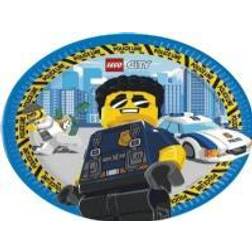 Procos GoDan Lego City paptallerkner 23cm 8 stk