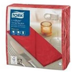 Tork Serviet Linstyle 39x39 cm 1/8-fold Rød,12 pk x 50 stk/krt