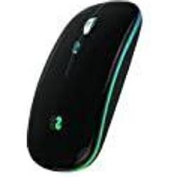 Subblim RATON LED Dual Flat Mouse Black