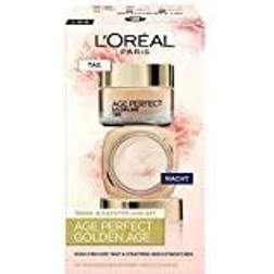 L'Oréal Paris Perfect Golden Age Tag natt ansiktssvamp set