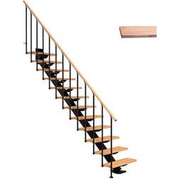 Dolle Sydney Ligeløb Sort 9005-CLASSIC II Hvidolieret 240-292 cm