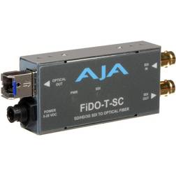 Aja FiDO Single-Channel 3G-SDI to SC Fiber Mini Converter