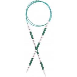 Knitpro SmartStix Rundpinde Aluminium 80cm Grøn 12,00mm