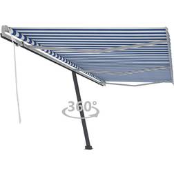 vidaXL fritstående markise 600x350 manuel betjening 600x350cm