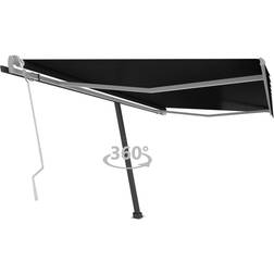vidaXL Free-standing awning manual 400x300 anthracite