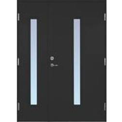Scandidoor HALVPARDÖRR TORP SVART Ytterdörr S 9000-N (150x)