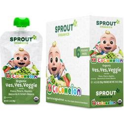 Sprout CoComelon Yes Yes Veggie Baby Food 6 pouches (3.5 oz each) pouch