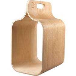 Muurla Carrier newspaper holder Oak Basket