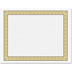 Parchment Paper Certificates, 8-1/2 x 11, Natural Diplomat Border, 50/Pack