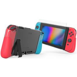 Gear4 Nintendo Switch Cover Skærmbeskyttelse Kita Grip 360 Clear