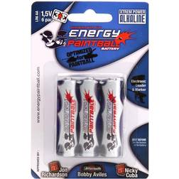 Energy Paintball Batterier AA 6-pack