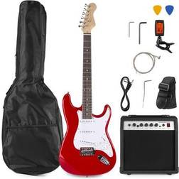 MAXMusic GigKit Elektrisk gitarrset, Röd, MAXMusic GigKit Elgitarrpaket Röd