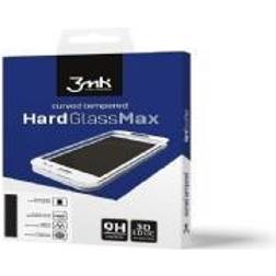 3mk HARDGLASSMAX IPHONE 8 BLACK, Klar skærmbeskytter, Mobiltelefon/Smartphone, Apple, iPhone 8 Plus, Støvresistent, Ridseresistent, Sort, Transparent