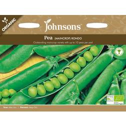 Johnsons Home Grown Organic Vegetable Pea Maincrop Rondo Seeds