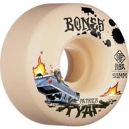 Bones STF Ryan Crash & Burn v4 Wide 53mm 99A Skate Wheels White