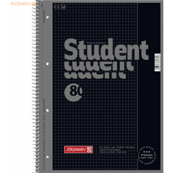 Brunnen 1067926190 Anteckningsblock/collegeblock Student Colour Code A4 rutig, linjering