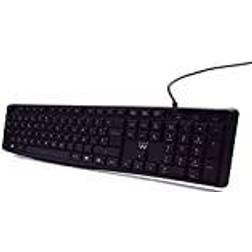 Ewent Clavier EW3001 Noir Espagnol Qwerty