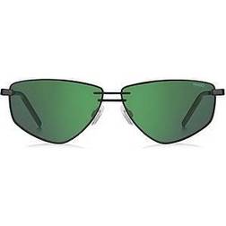 HUGO BOSS sunglasses with green lenses