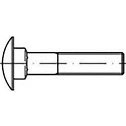 Toolcraft TO-6855762 Flade rundhovedskruer M12 DIN 603 Stål Varmegalvaniseret 100