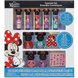 Disney Minnie Mouse Townley Girl Sparkly Cosmetic Makeup Set for Girls Ages 3