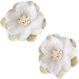 Pappersblommor Florella Creme 45 mm 2 st